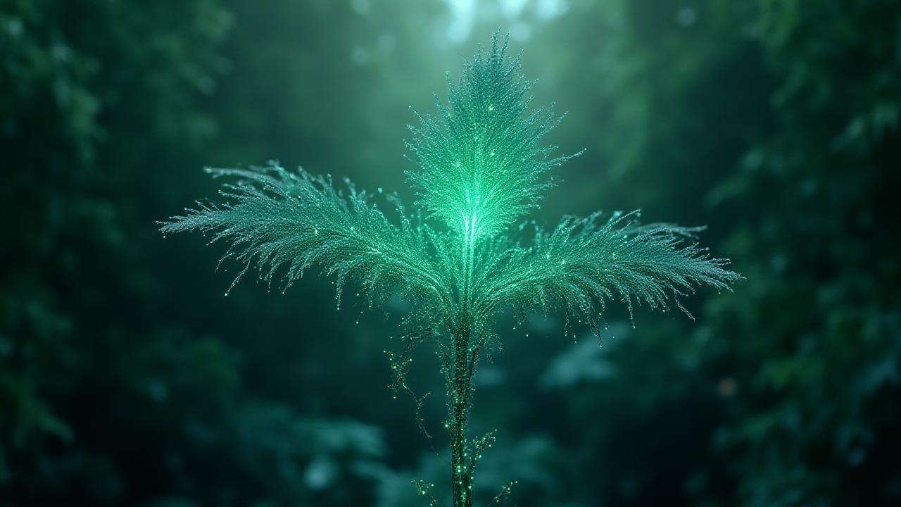 Визуализация нейронной сети в форме тропического леса