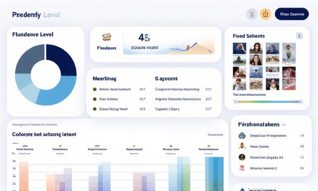 Панель управления студента с графиками прогресса и материалами